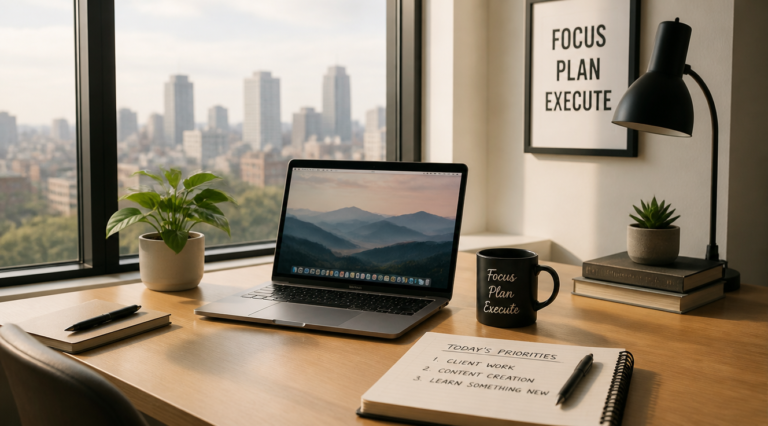 Cum îți structurezi ziua ca freelancer: ghid complet