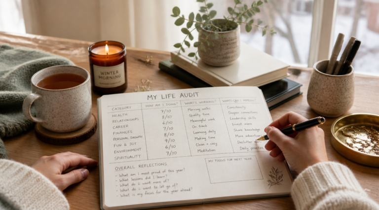 Life audit: ghid complet pentru un bilanț personal de final de an