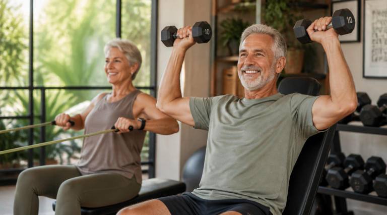 Fitness pentru seniori: ghid complet anti-sarcopenie